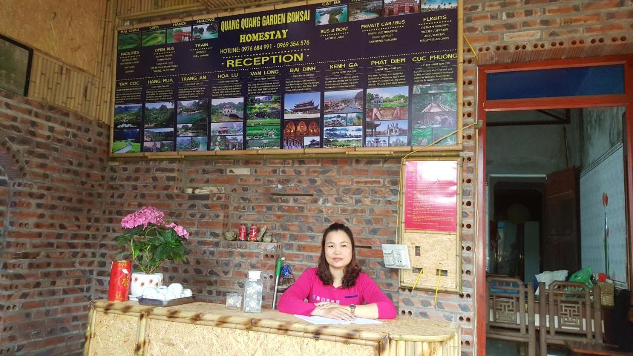 Quang Quang Garden Bonsai Homestay 宁平 外观 照片